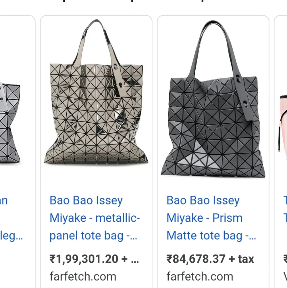 Issey Miyake Prism Tote Bag. - Picture 1 of 9